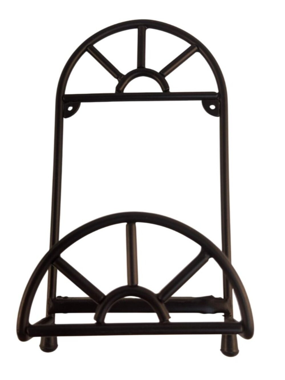 Decorative Plate Holder Stand By Ekco Black Metal For Tabletop Display & Wall Mo